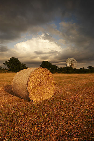 Hay Bales at Jodrell Bank Cheshire